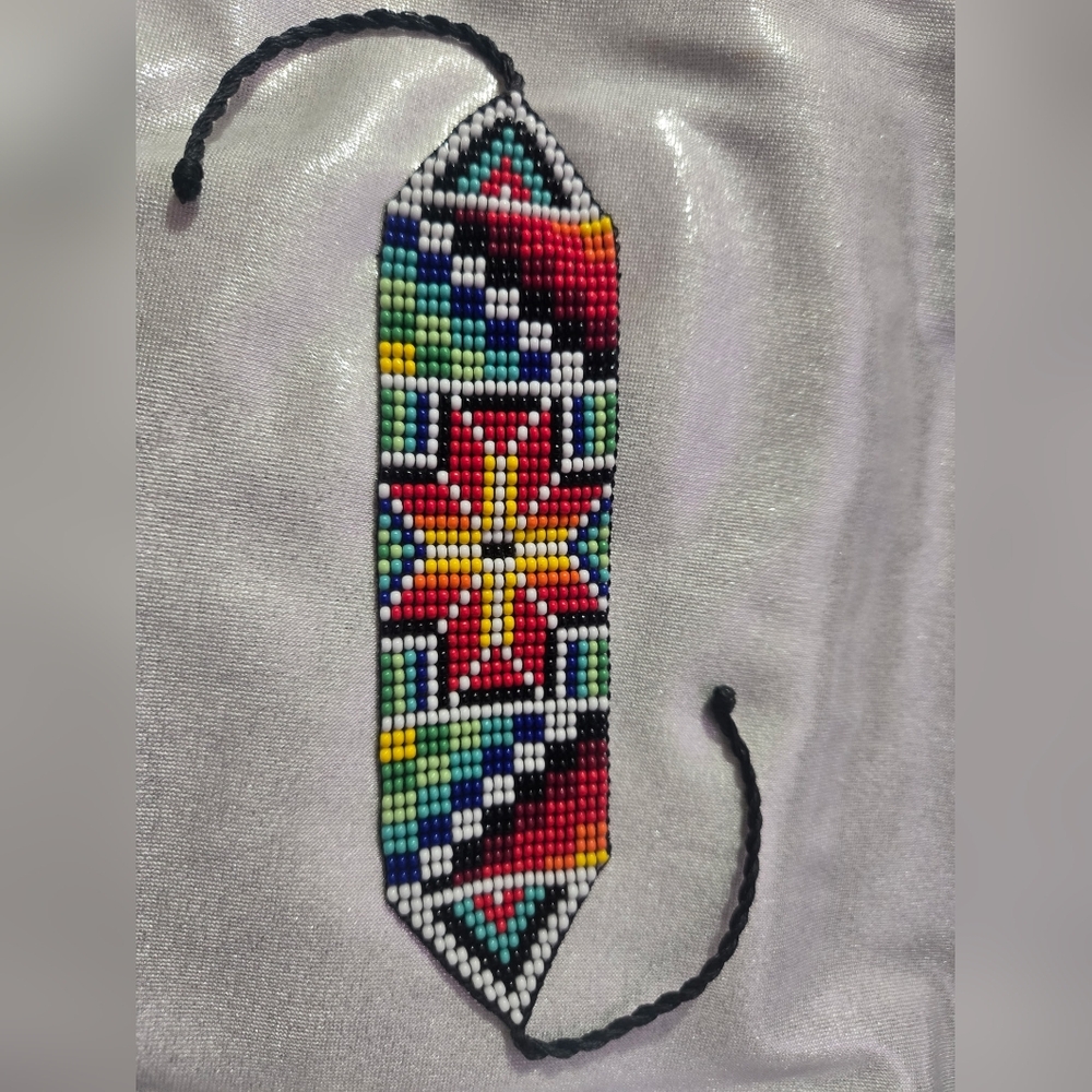Colorful Beaded Handmade Star Bracelet